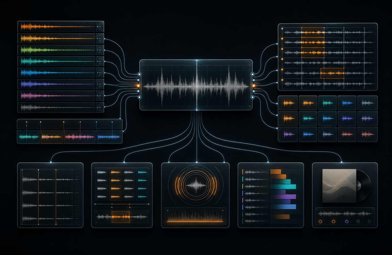 SongTranscribe workflow in the ProduceHits suite